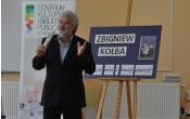Zbigniew Kolba w trakcie spotkania autroskiego