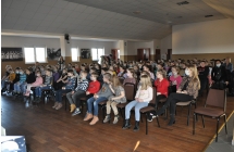 Malanowscy uczniowie podczas spotkania