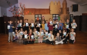 Wszysxy uczestnicy Nocy Bibliotek z Dyplomami