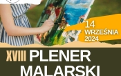 Plakat dotyczący pleneru malarskiego 